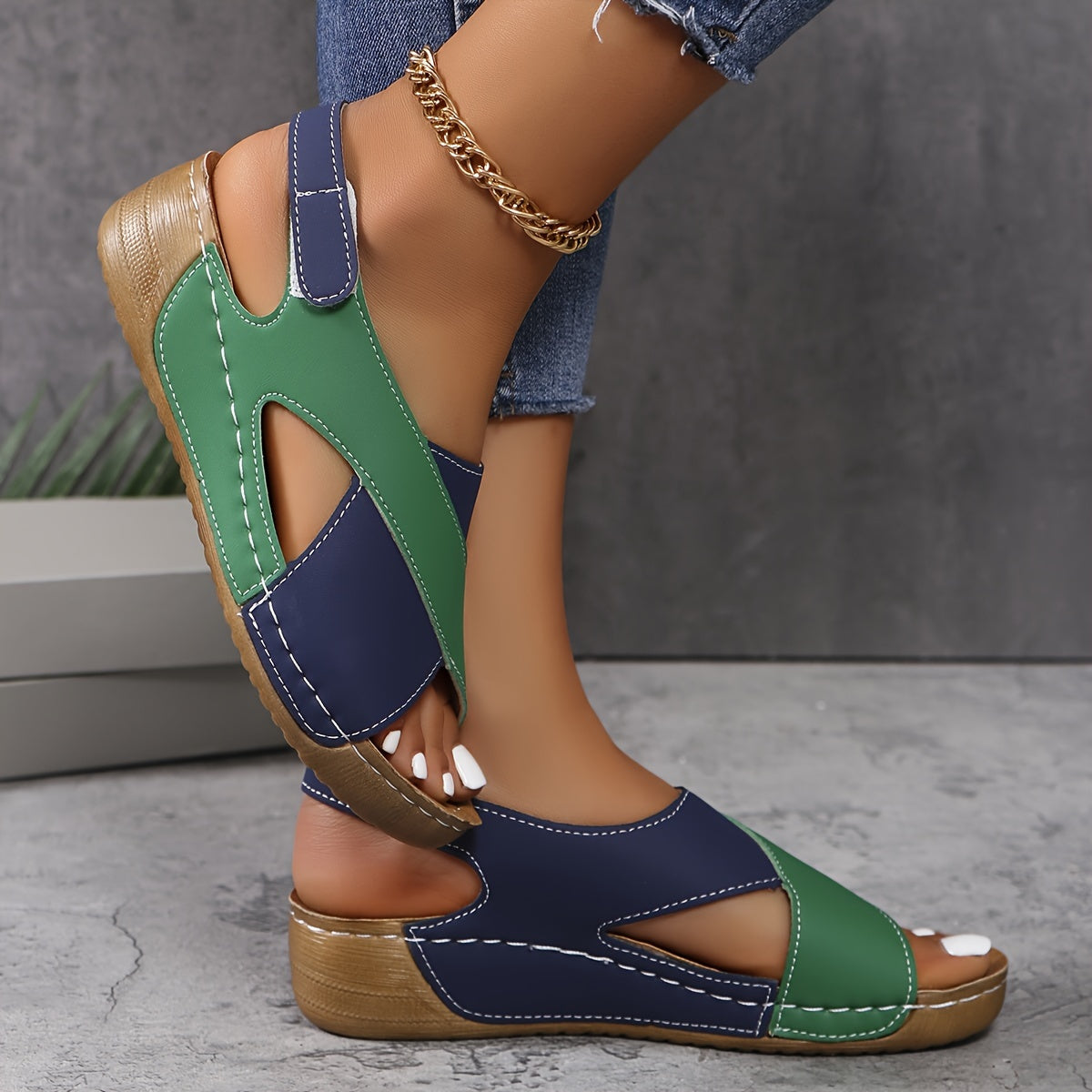 Luiza | Women's Open-Toe Platform Sandals