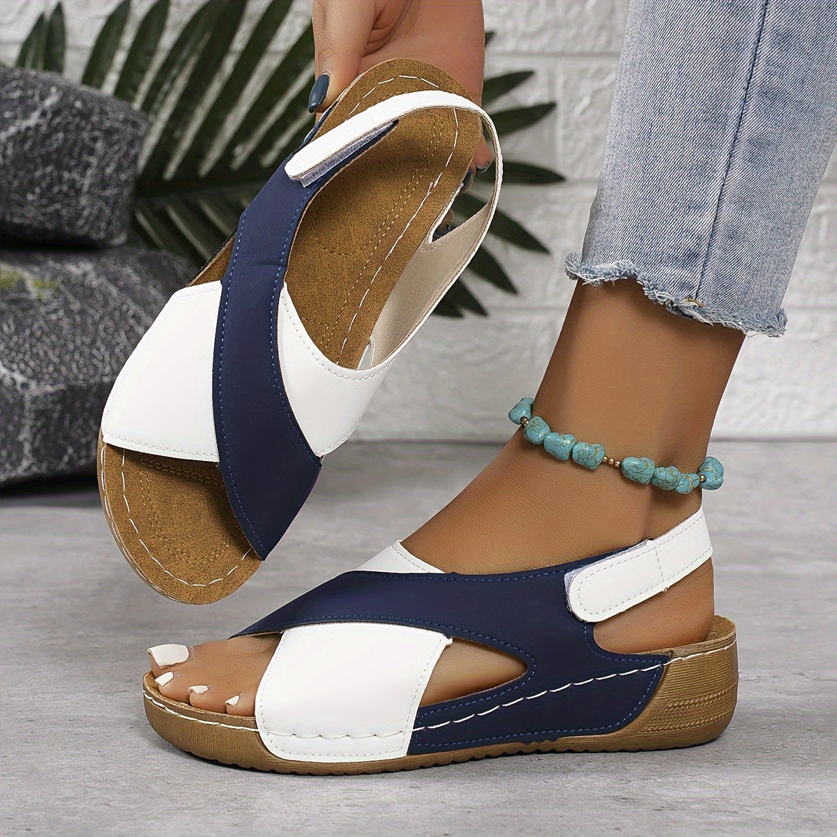 Luiza | Women's Open-Toe Platform Sandals